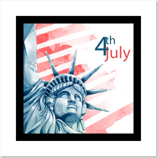 4th July Wall Art by Mako Design 